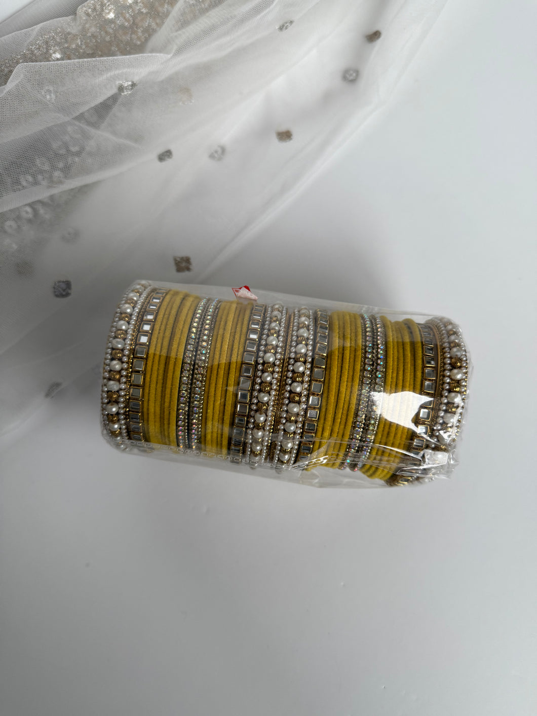 Yellow Bangle Set