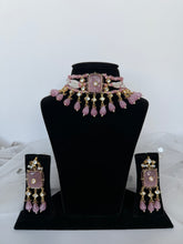 Load image into Gallery viewer, Rita Kundan Set Pink
