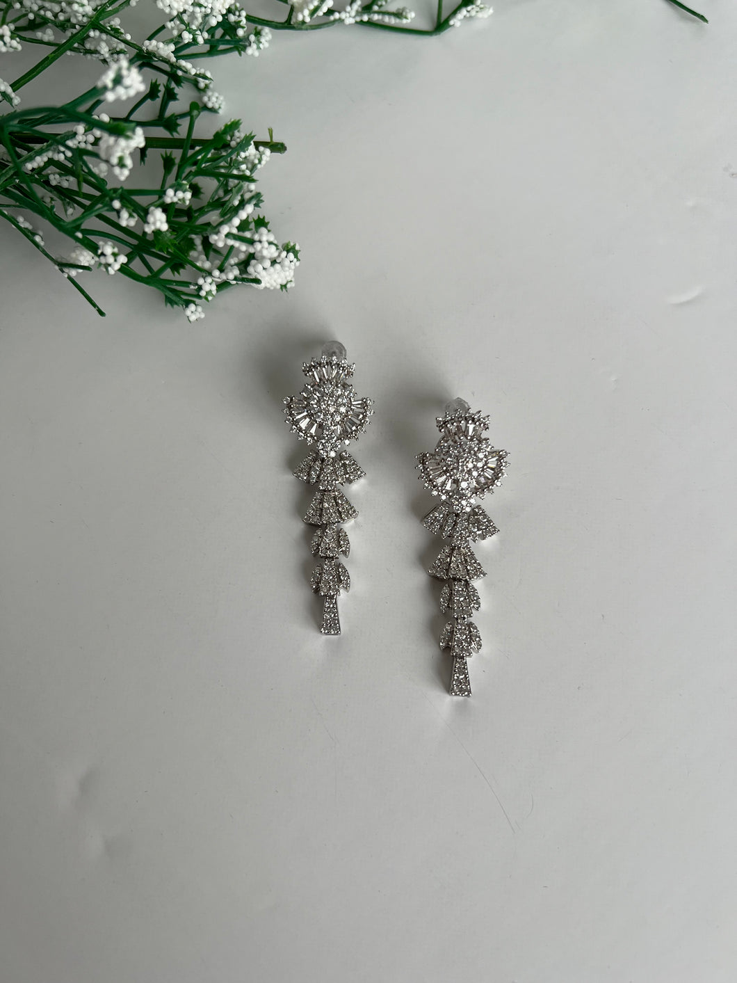 Diamond Long Earrings