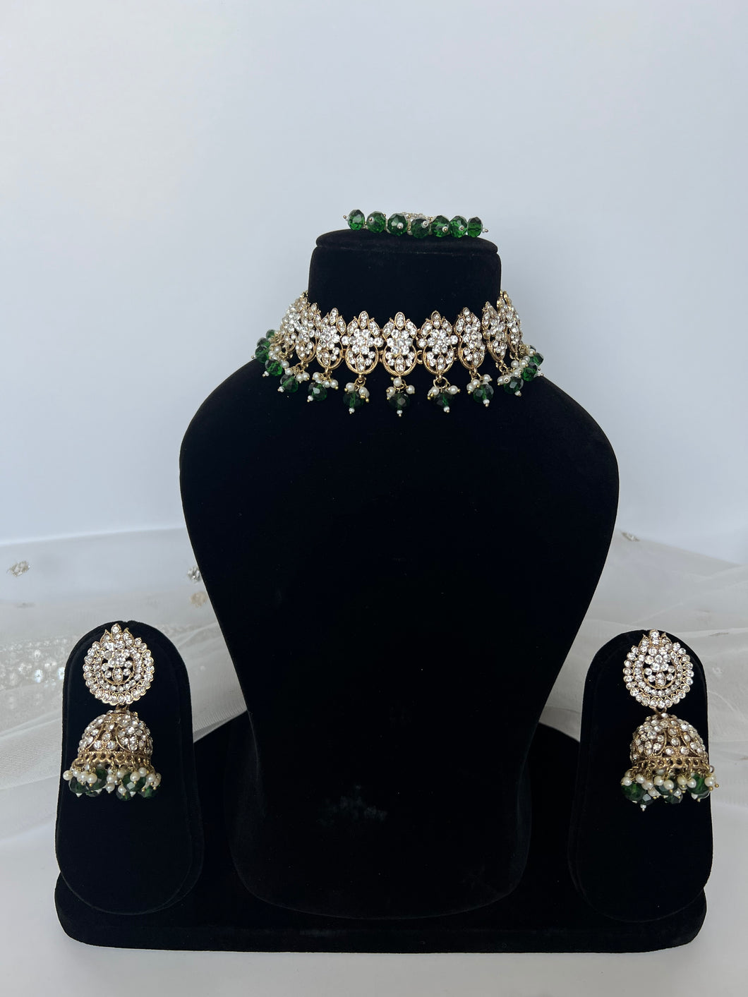 Kundan Stone Set Green