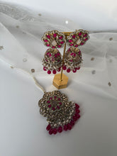 Load image into Gallery viewer, Hot Pink Oversized Jhumki
