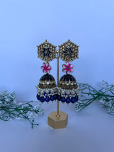 Load image into Gallery viewer, Meenakari Jhumki (3 colours)
