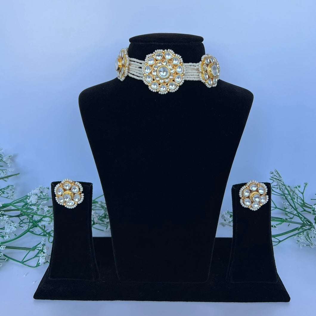 Floral Kundan Set