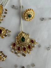 Load image into Gallery viewer, Pandora Kundan Set Green &amp; Ruby
