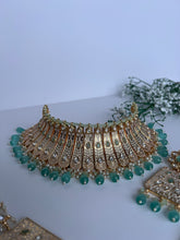 Load image into Gallery viewer, Sage Meenakari Set
