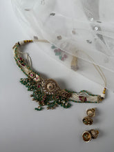 Load image into Gallery viewer, Preet Sage Meenakari Set
