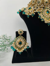 Load image into Gallery viewer, Teal Kundan Set
