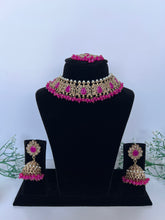 Load image into Gallery viewer, Hot Pink Necklace Set
