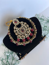 Load image into Gallery viewer, Tisha Maroon Choker
