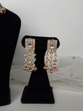 Load image into Gallery viewer, Sukh Kundan Set (pink)
