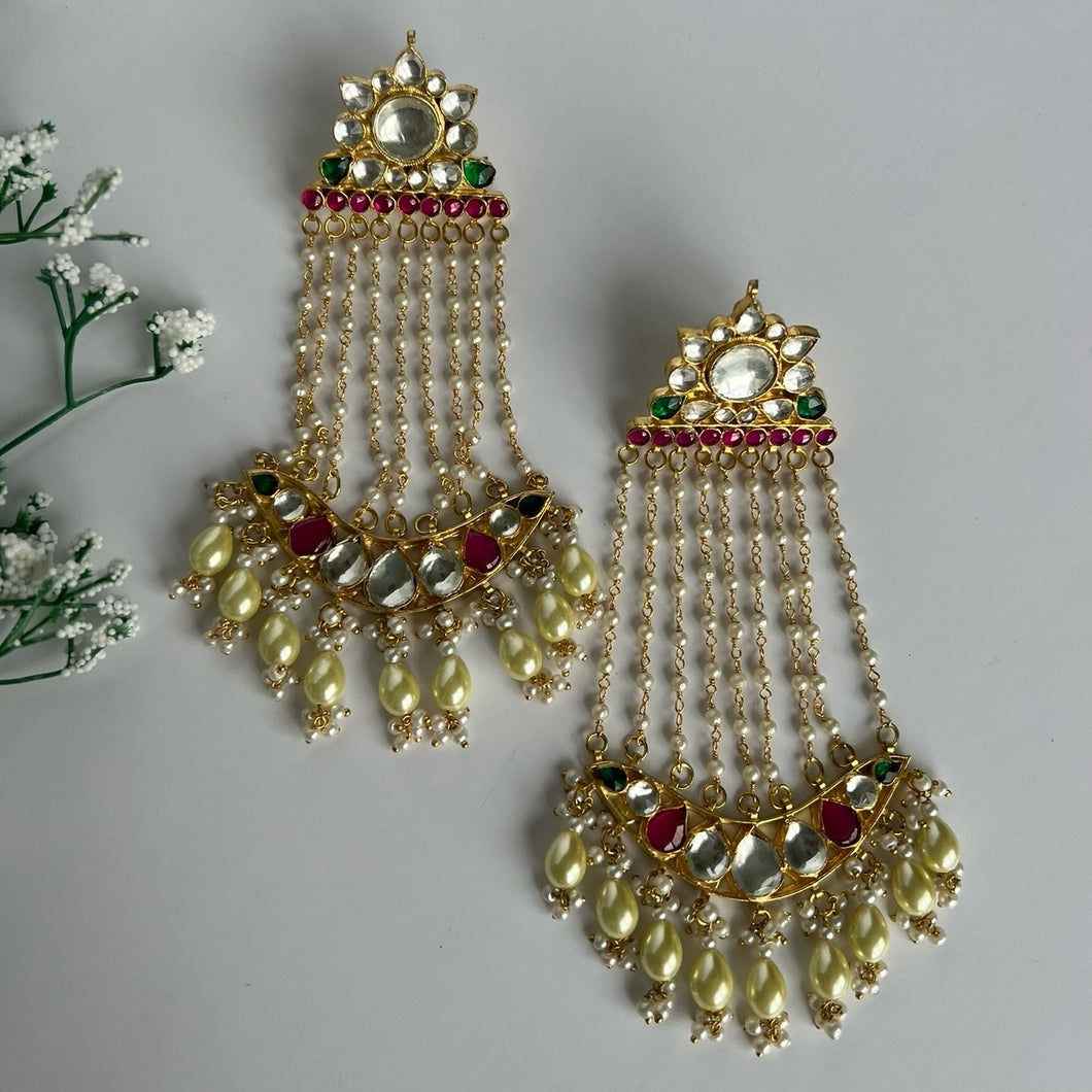 Sohani Kundan Earrings Gold