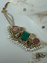 Load image into Gallery viewer, Sage and Pink Stone Set
