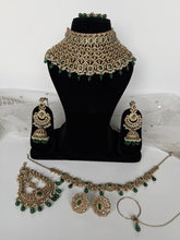Load image into Gallery viewer, Savneet Bridal Set (Emerald Green)
