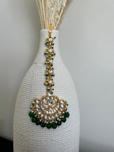 Load image into Gallery viewer, Green Kundan Tikka
