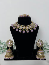 Load image into Gallery viewer, Lilac Kundan Set
