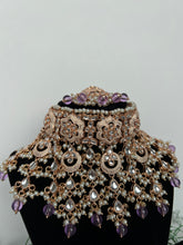 Load image into Gallery viewer, Sohal Meenakari Set Lilac
