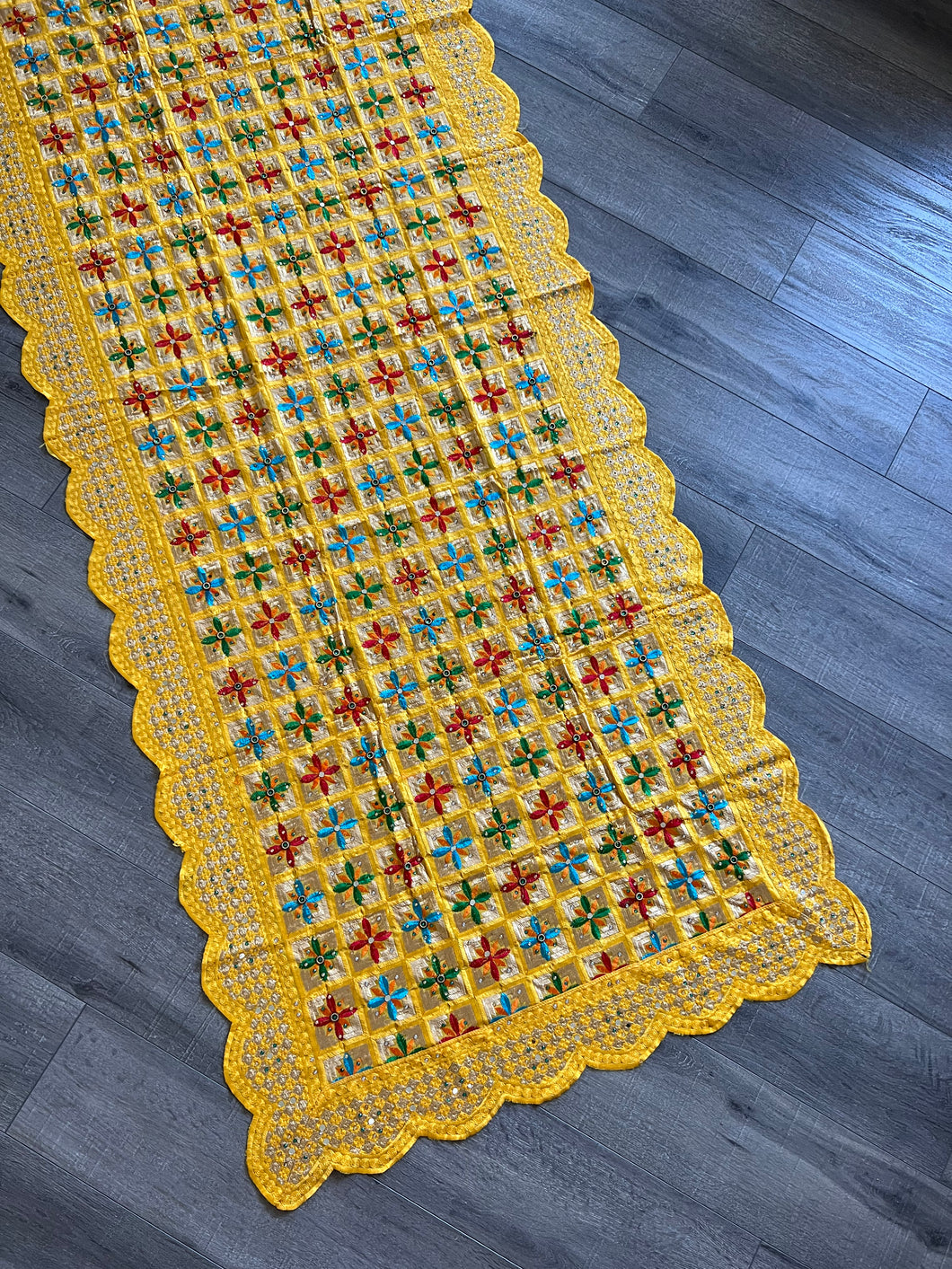 Shagun Phulkari Yellow