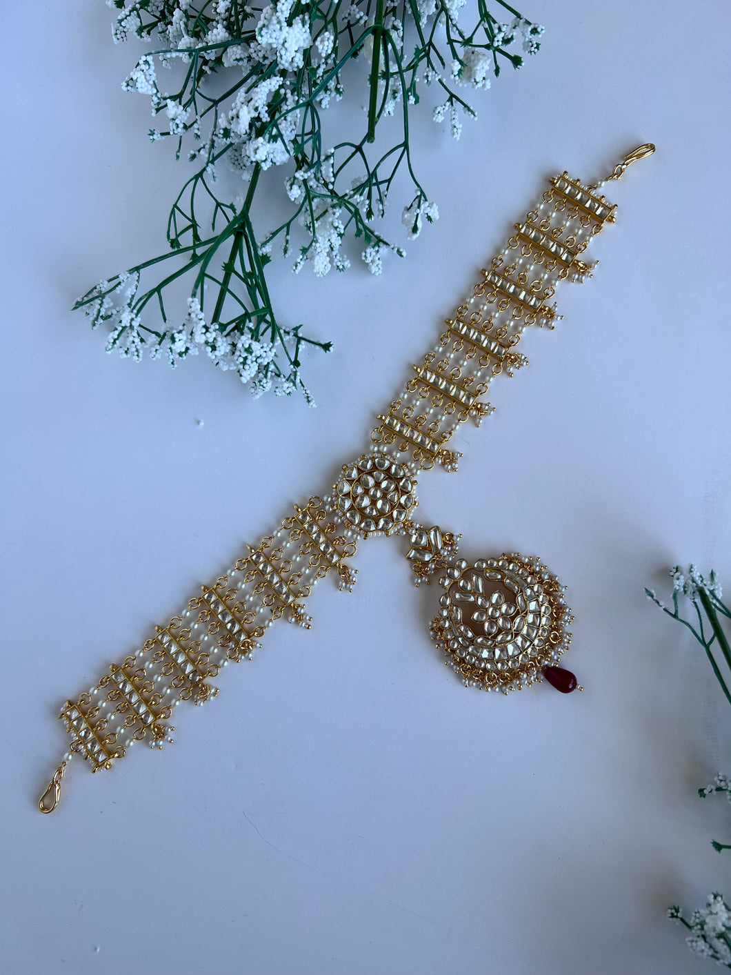 Pachi Kundan Headband