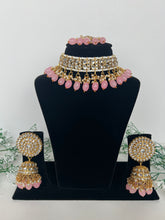 Load image into Gallery viewer, Navy Kundan Pink
