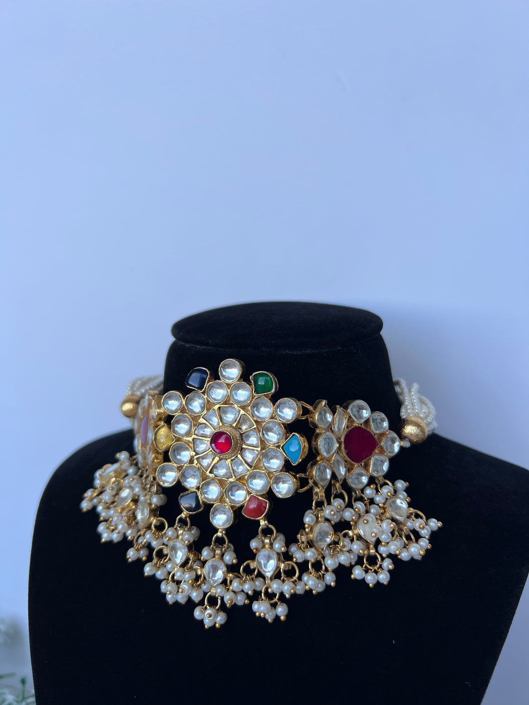 Multi Kundan Choker