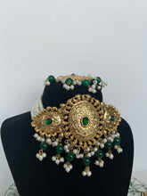 Load image into Gallery viewer, Harman Patra Choker Green
