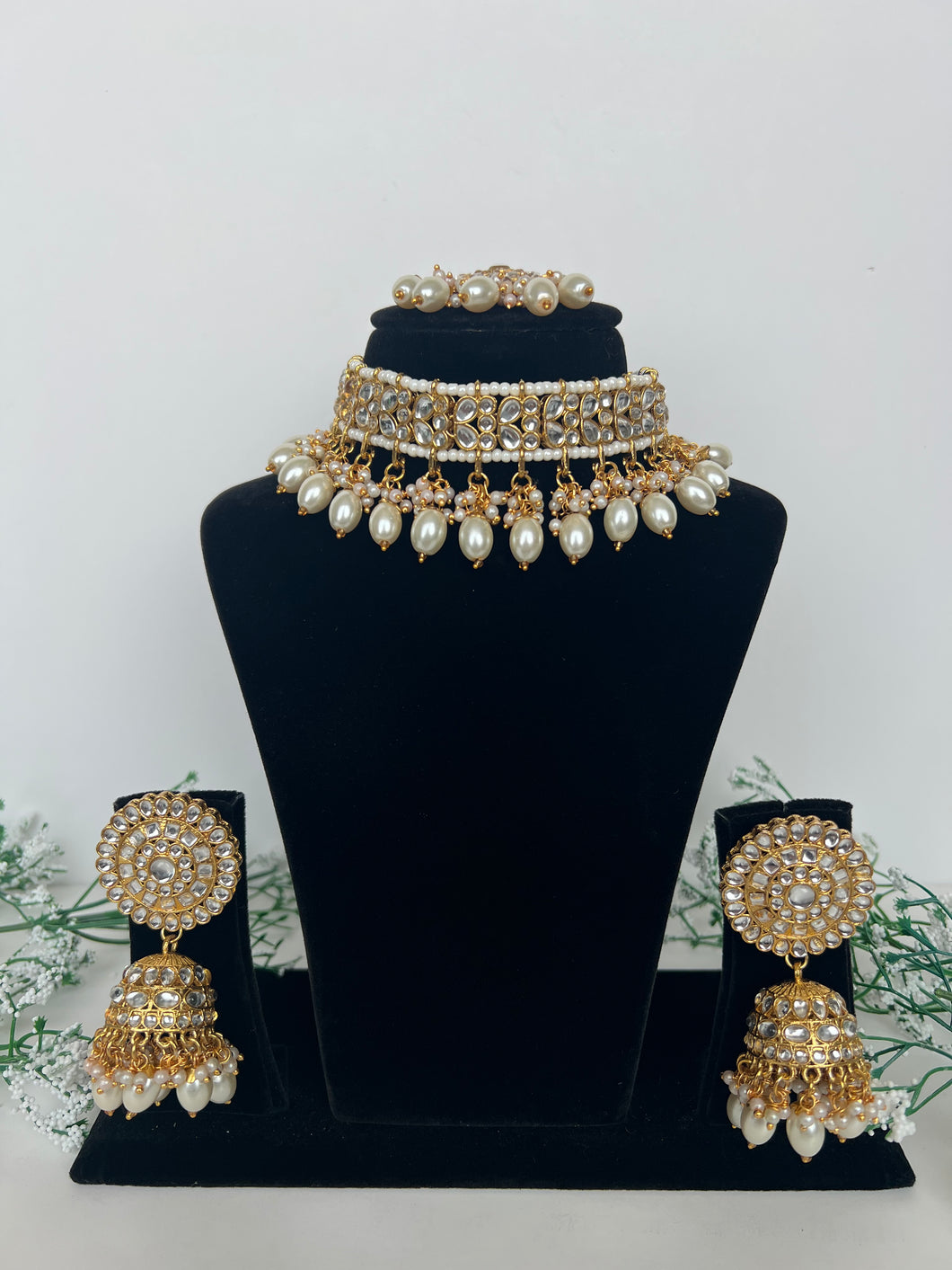 Navu Kundan Set Gold