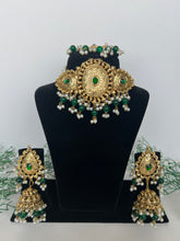 Load image into Gallery viewer, Harman Patra Choker Green
