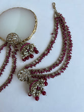 Load image into Gallery viewer, Ruby Bahubali Earrings
