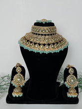 Load image into Gallery viewer, Manu Kundan Bridal Baby Blue
