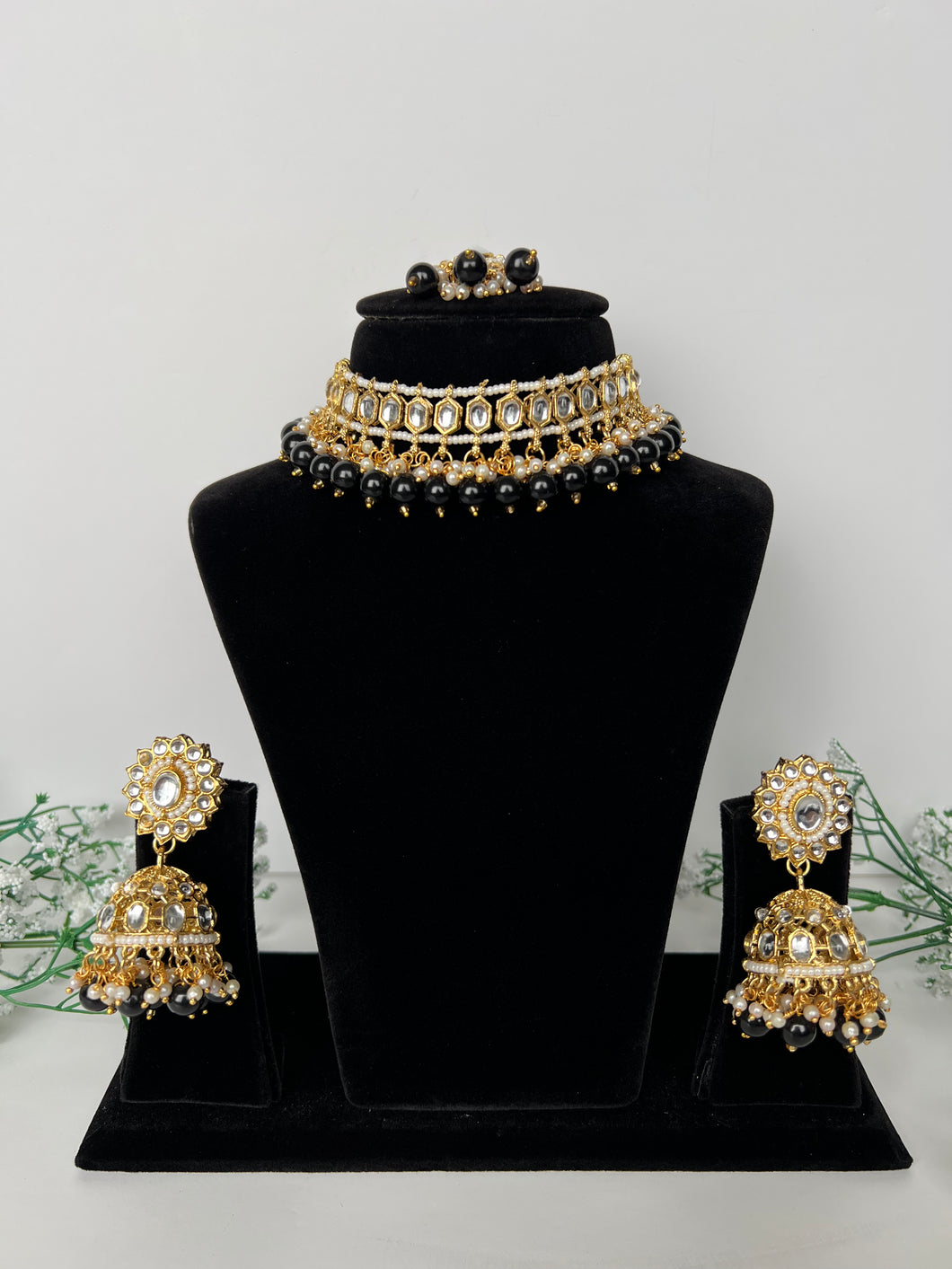 Simple Kundan Set (5 colours)
