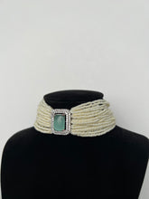 Load image into Gallery viewer, Mint Kundan Choker
