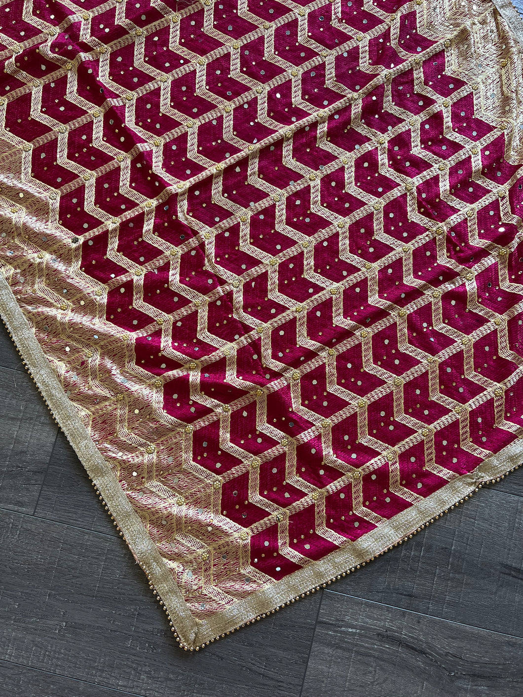 Magenta Phulkari