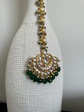 Load image into Gallery viewer, Green Kundan Tikka
