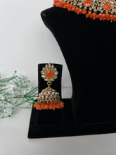 Load image into Gallery viewer, Orange Necklace Set
