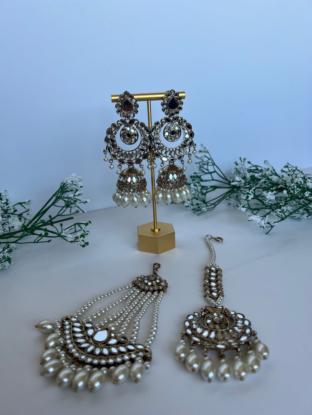 Gold Earrings Jhoomer