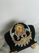 Load image into Gallery viewer, Harman Patra Set Pink Mint
