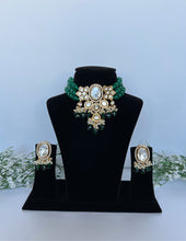 Load image into Gallery viewer, Tiyani Kundan Green
