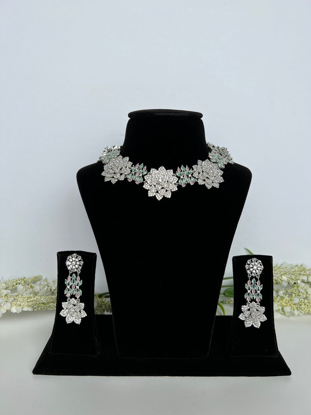 Mint & Pink Diamond Set