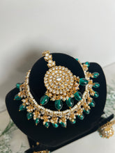 Load image into Gallery viewer, Navu Teal Kundan Choker
