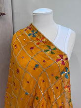 Load image into Gallery viewer, Mustard Pure Phulkari
