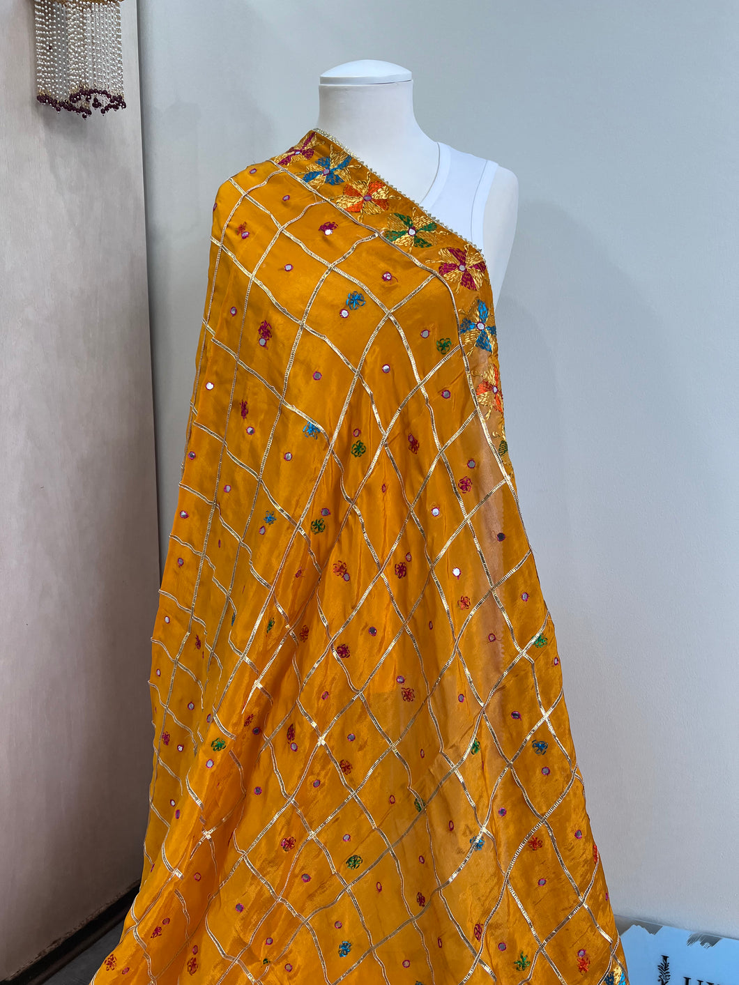 Mustard Pure Phulkari