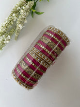 Load image into Gallery viewer, Magenta Bangles
