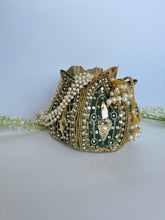 Load image into Gallery viewer, Emerald Green Potli
