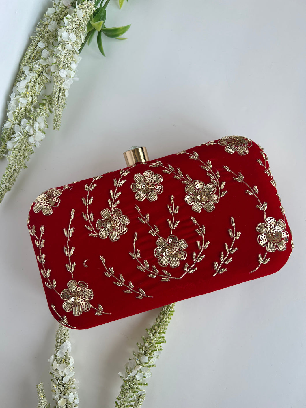 Maroon Clutch