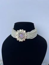 Load image into Gallery viewer, Reet Uncut Kundan Choker - Pink
