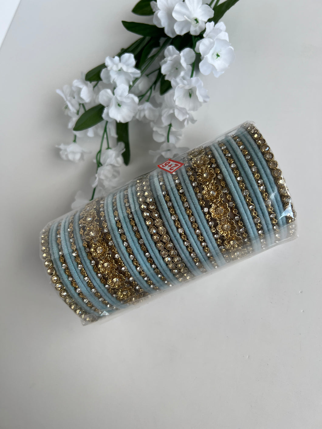 Baby Blue Bangles