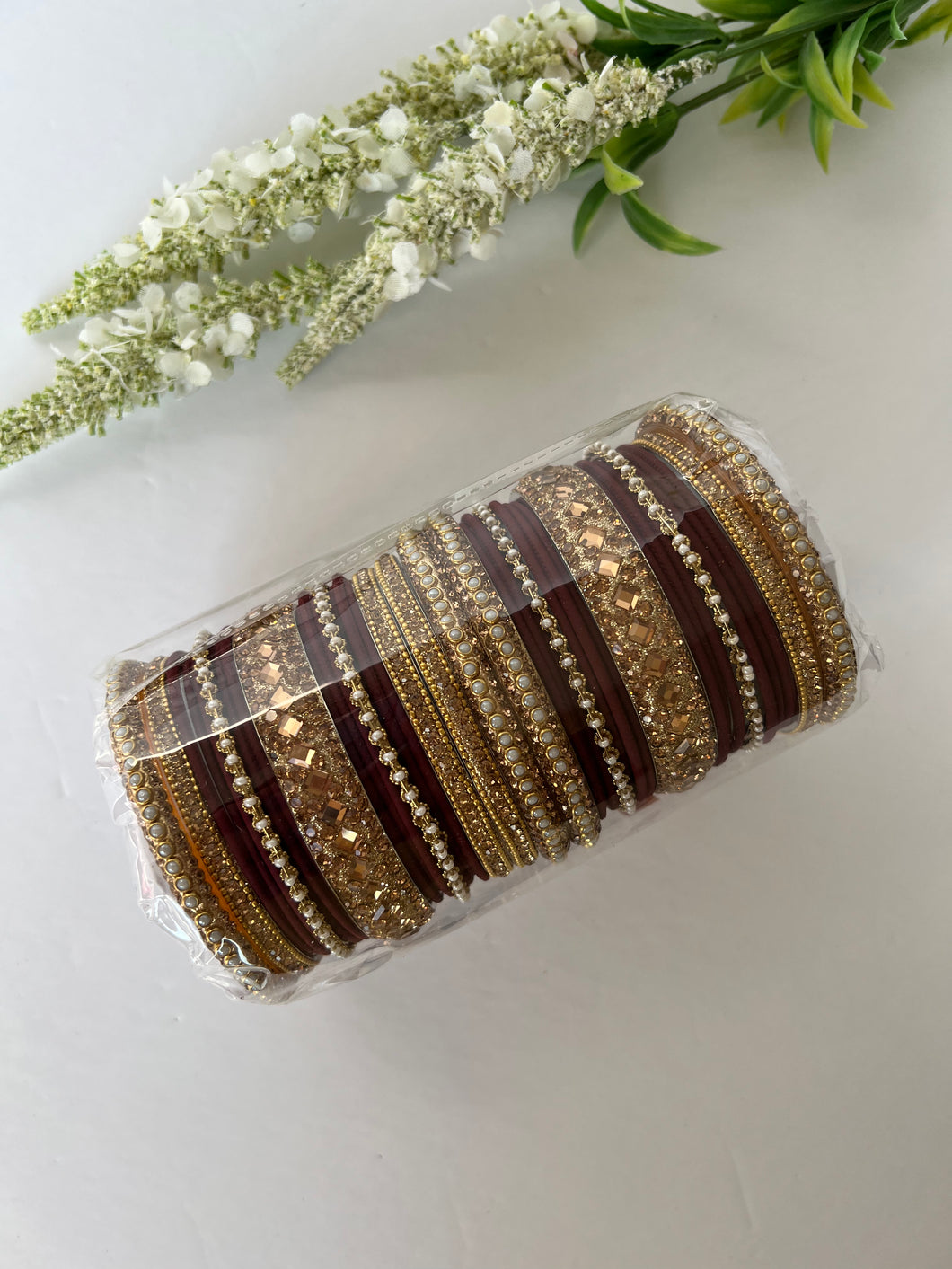 Maroon Bangles