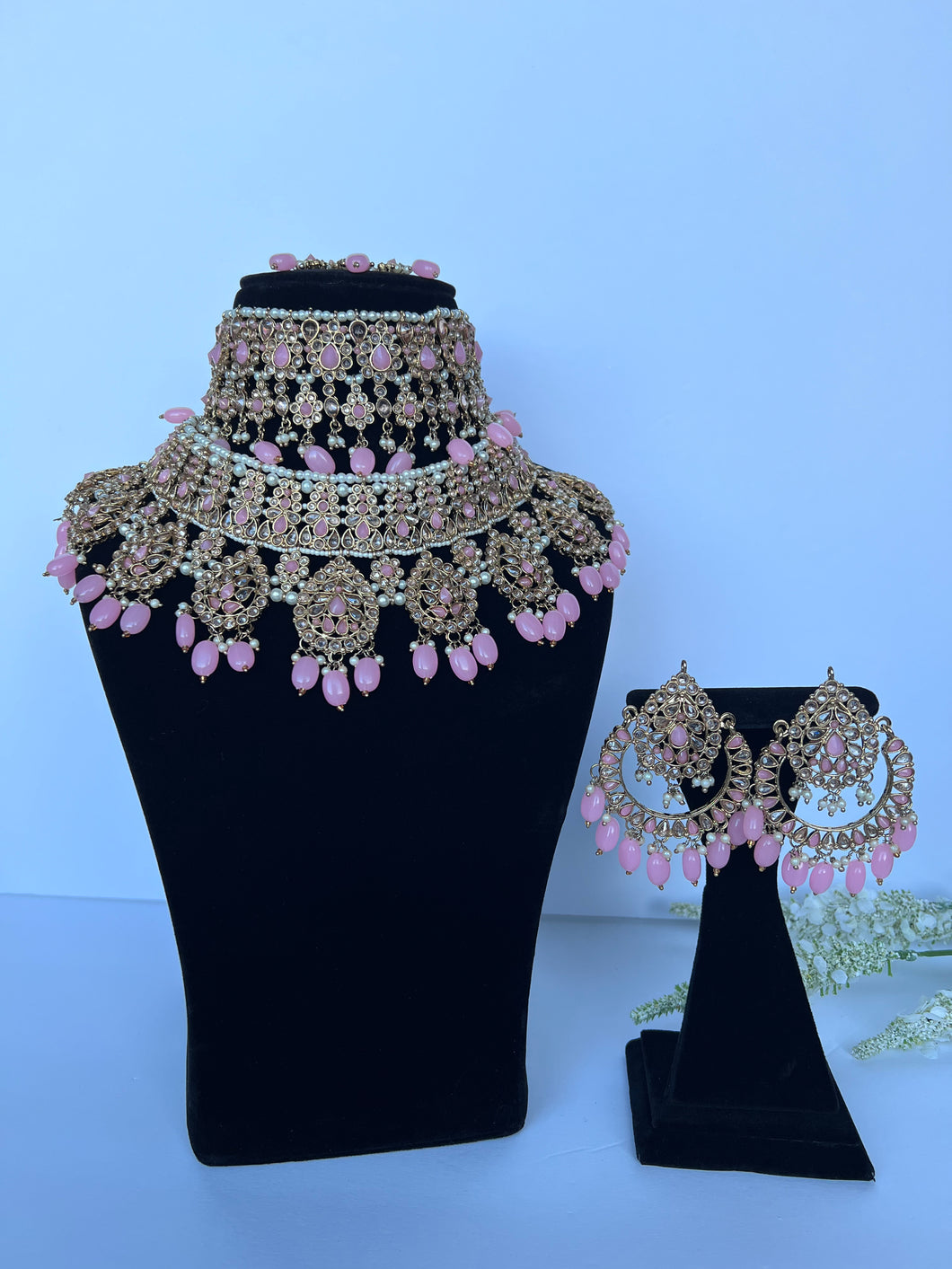 Sajna Bridal Set Pink